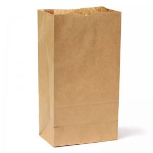 τσάντα χαρτί τσάντα τροφίμων τσάντα καφέ ανακυκλωμένο πολυτελές ψώνια σούπερ μάρκετ σακούλα χαρτί
