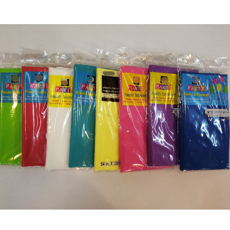 Το PEVA καλύπτει το διαθέσιμο Solid Color Birthday Party TableCover Round Table Cloth